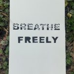 MELAINA DISTAD, Breathe Freely | Hand stenciled screen print on paper, 2020, 12"x18"